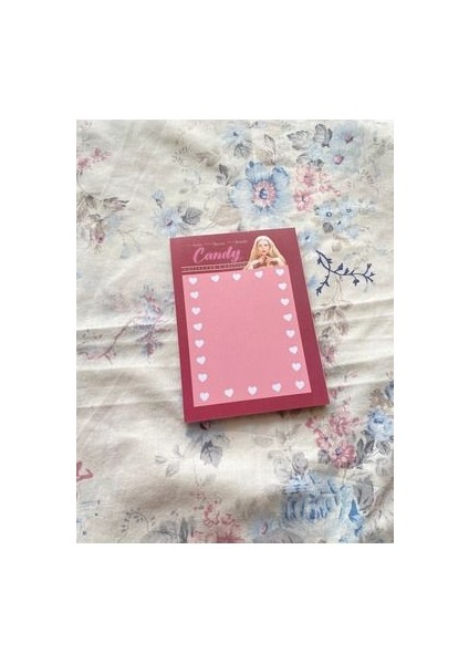 Coquette Candy Tutkallı A6 Notepad Defter Planlayıcı To Do List Bloknot Özellikli