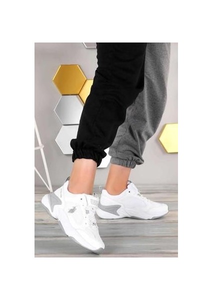 Maybe B-11 Kadın Günlük Spor Ayakkabı 100605072-12BEYAZ modelleri