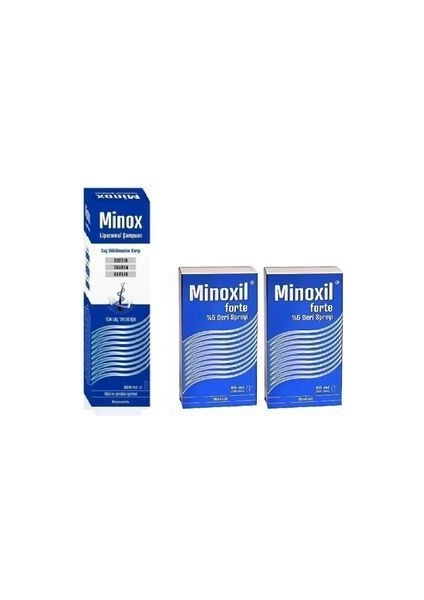 Minox Şampuan ve 2 Kutu Minox Sprey Hediyeli