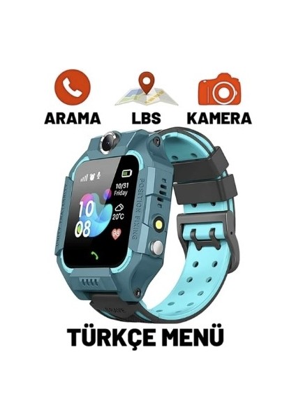 Akıllı Çocuk Takip Saati Sim Kartlı Arama, Kameralı G17