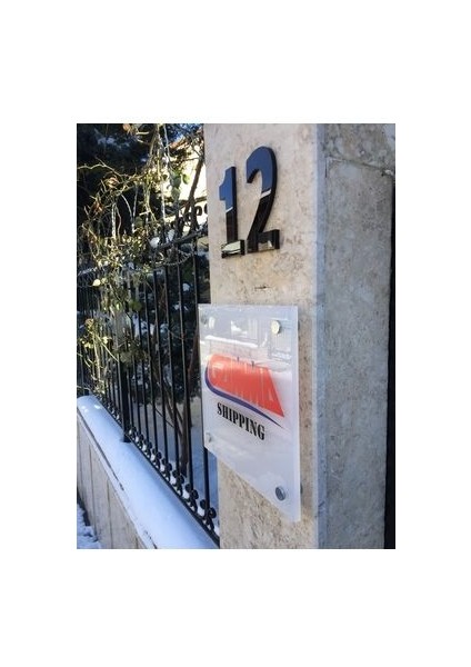 Kapı Giriş - Büro Ofis Tabelası (8 mm Buzlu)