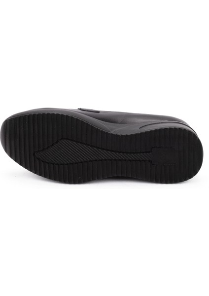 Kadın Deri Anatomik Hafif Dolgu Topuk Günlük Ayakkabı Hostes Ayakkabısı