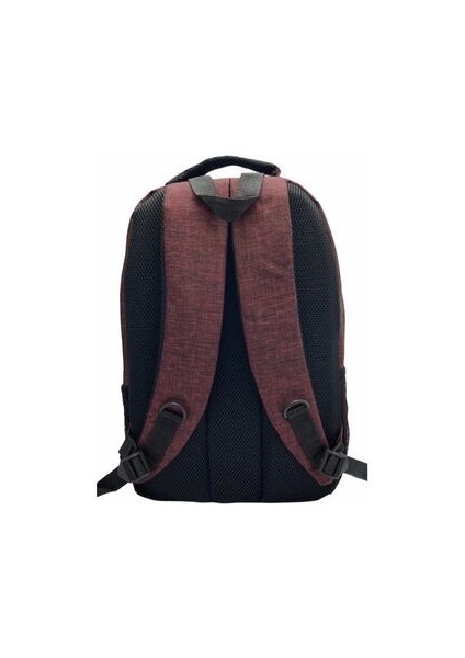 Unisex Bordo Laptop Bölmeli Seyahat Spor ve Okul Sırt Çantası modelleri