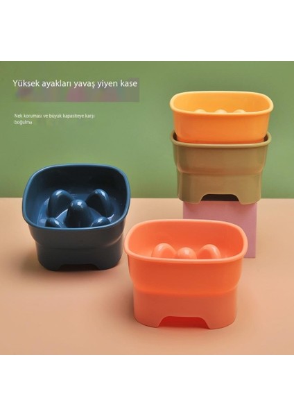 Pet Yavaş Yiyecek Kasesi Anti-Boğulma ve Engelleme Besleme Kasesi Yüksek Bacak Boyun Koruyucu Kedi Kase Köpek Kase Yavaş Yemek Evcil Hayvan Besleyici (Yurt Dışından) fiyatları