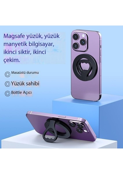 Cep Telefonu Halka Tutucu Manyetik Yapışmayan Cep Telefonu Masaüstü Tutucu Çok Fonksiyonlu Metal Halka (Yurt Dışından) fiyatları