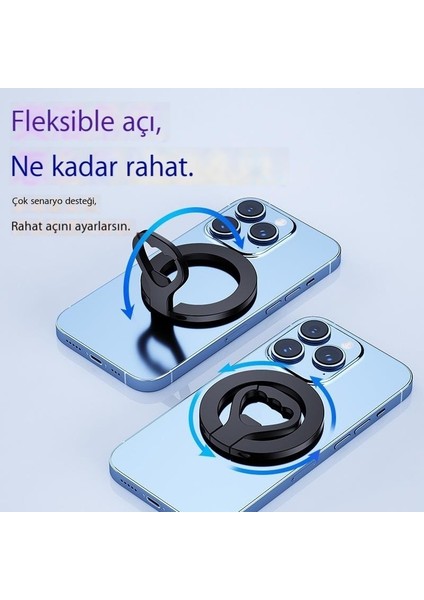 Cep Telefonu Halka Tutucu Manyetik Yapışmayan Cep Telefonu Masaüstü Tutucu Çok Fonksiyonlu Metal Halka (Yurt Dışından) modelleri