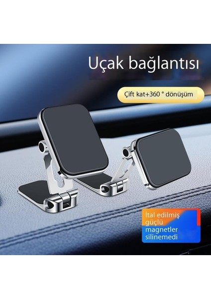 Araba Cep Telefonu Tutucusu Dönen Güçlü Manyetik Manyetik Tutucu Araba Cep Telefonu Navigasyon Tutucusu (Yurt Dışından)