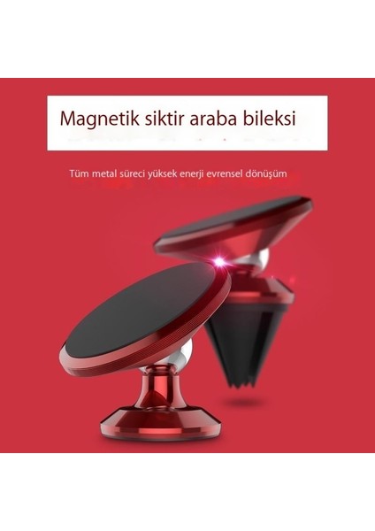 Araba Için Manyetik Araç Telefonu Tutucu Metal Hava Çıkışı Vantuz Tipi (Yurt Dışından) fiyatları