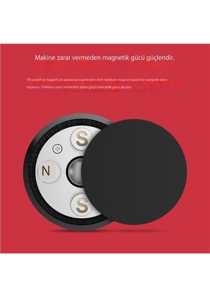 Araba Için Manyetik Araç Telefonu Tutucu Metal Hava Çıkışı Vantuz Tipi (Yurt Dışından) fırsatları