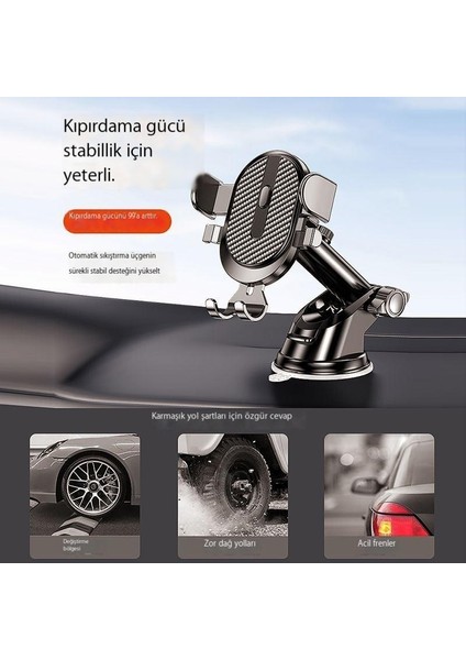 Araba Cep Telefonu Tutucusu Araba Vantuz Evrensel Navigasyon Çok Fonksiyonlu Teleskopik (Yurt Dışından) fırsatları
