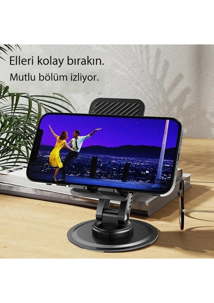 Karbon Çelik Cep Telefonu Tutucusu Geri Çekilebilir ve Katlanabilir Saklama Alanı (Yurt Dışından)