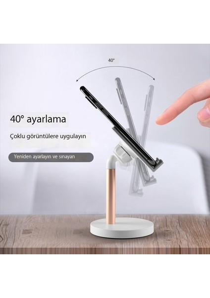 Cep Telefonu Standı Masaüstü Tembel Başucu Tablet Standı (Yurt Dışından)