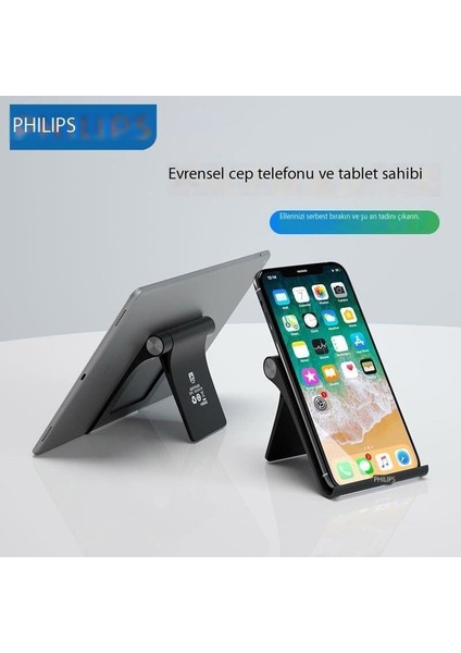 Ayarlanabilir Açılı, Katlanabilir, Taşınabilir, Basit, Ev Kullanımı, Kompakt ve Çok Amaçlı Cep Telefonu Masaüstü Tembel Standı (Yurt Dışından) fiyatları
