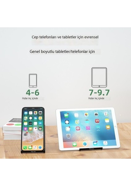 Ayarlanabilir Açılı, Katlanabilir, Taşınabilir, Basit, Ev Kullanımı, Kompakt ve Çok Amaçlı Cep Telefonu Masaüstü Tembel Standı (Yurt Dışından) modelleri