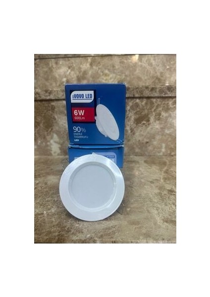 6 W LED Spot Lamba Beyaz Kasa Beyaz Işık