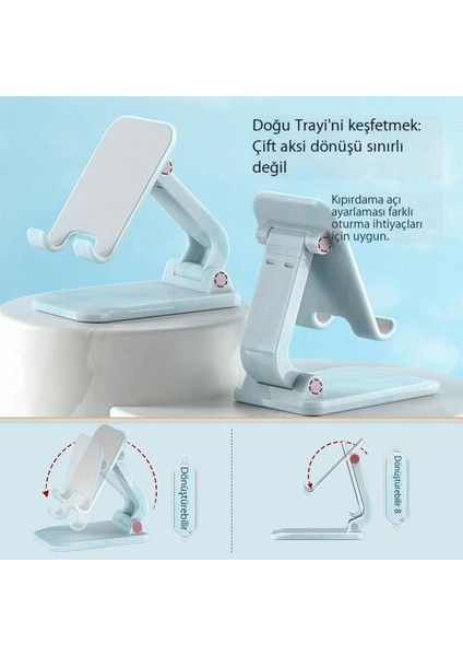 Tembel Cep Telefonu Standı Masaüstü Katlanır Taşınabilir Cep Telefonu Tablet Destek Standı (Yurt Dışından) fırsatları