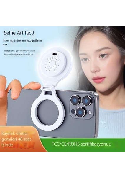 Fotoğrafçılık, Selfie'ler, Güzellik Lambası, Manyetik Telefon Tutucusu Dolgu Işığı Için Uygun Cep Telefonu Manyetik Dolgu Işığı (Yurt Dışından) fiyatları