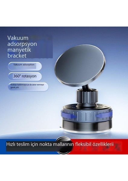 Manyetik Cep Telefonu Tutucusu Vakum Adsorpsiyonu Tembel Masaüstü Desteği (Yurt Dışından)