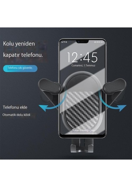 Araç Cep Telefonu Tutucusu Araba Malzemeleri Hava Çıkışı Navigasyon Yerçekimi Destek Çerçevesi Araç Navigasyonu (Yurt Dışından)