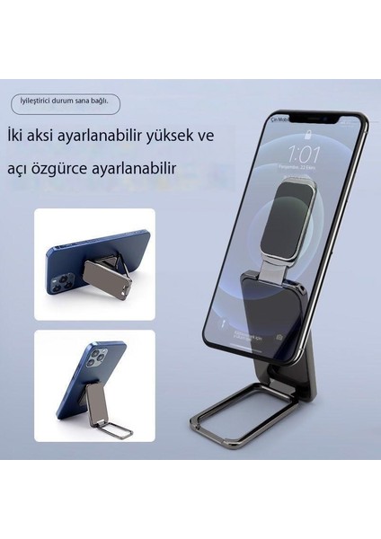 Görünmez Sihirli Halka Cep Telefonu Tutucusu Gizli Katlanır Halka Tokası (Yurt Dışından)