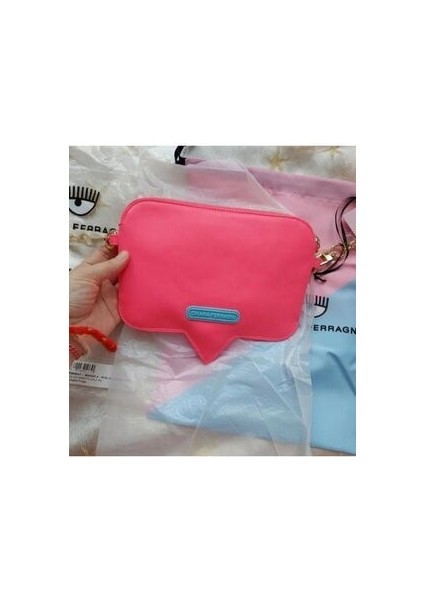 Zincirli Yandan Omuz Çantası 71SB4BAX Fluorescent Pink modelleri
