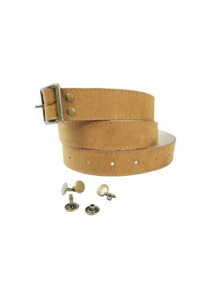11 mm Gold Rivet - 36 Numara Rivet Trok Aparatsız Malzeme Paketi - 100 Adet - Paslanmaz Pirinç