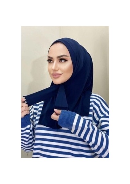 Hijabchi Kadın Tesettür Çıtçıtlı Boyunluk