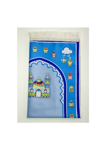 Dijital Baskılı Çocuk Seccadesi Desenli Çocuk Seccadesi modelleri