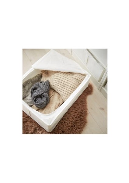 Skubb Hurç, Beyaz, 43 x 53 x 19 cm , Yatak Altı Yastık Çarşaf Nevresim Giysi Saklama Kutusu Hurç Kutu fiyatları