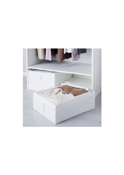 Skubb Hurç, Beyaz, 43 x 53 x 19 cm , Yatak Altı Yastık Çarşaf Nevresim Giysi Saklama Kutusu Hurç Kutu modelleri