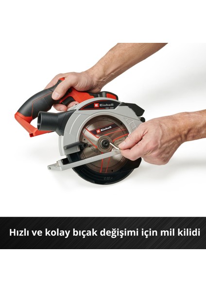 TE-CS 18/165/1 Li Solo, Akülü Daire Testere (Akü ve şarj cihazı dahil değildir)