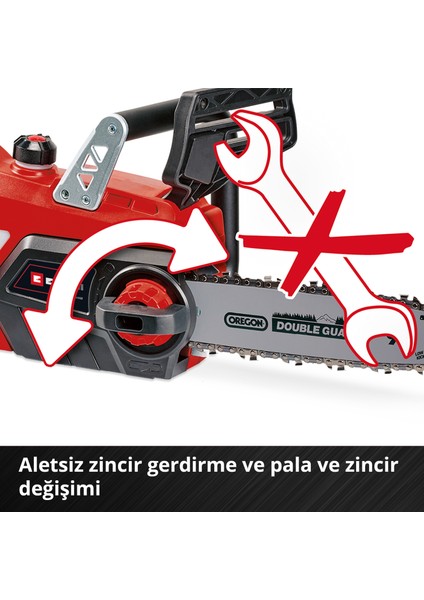 GE-LC 18 Li Kit (1x3,0 Ah), Akülü Ağaç Kesme