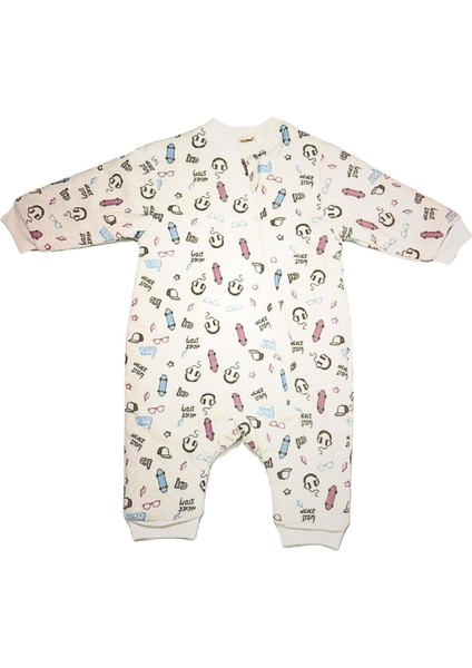 Unisex Elyaf Dolgulu Uyku Tulumu - Beyaz