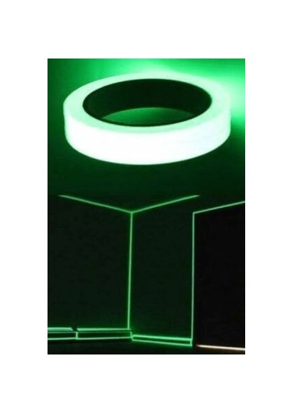 Yeşil Fosforlu Bant 4 Metre Sağlam Kullanışlı Fosforlu Bant fiyatları