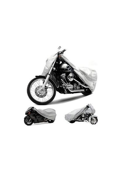 Motorsiklet Çadırı Motosiklet Brandası %100 Su Geçirmez Kalın Kumaş Alt Lastikli