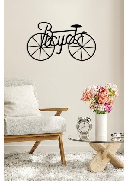Bisiklet Metal Tablo - Modern Ev & Ofis Duvar Dekoru - Bicycle