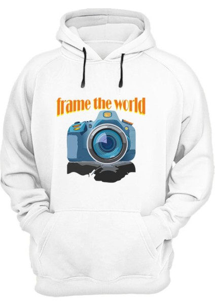 Fotoğraf Makinesi Baskılı Regular Fit %100 Pamuk Sweatshirt