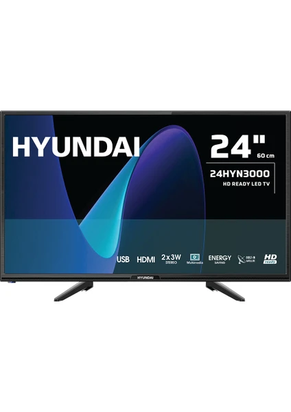 24HYN3000 24" 61 Ekran HD Ready LED TV