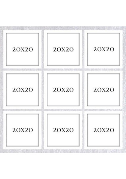 Tekno Trust Dokuzlu 20X20 Çerçeve ( Postersiz ) - BOS1028