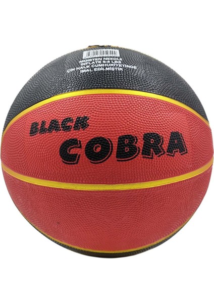 Cobra Basketbol Topu Siyah-Kırmızı