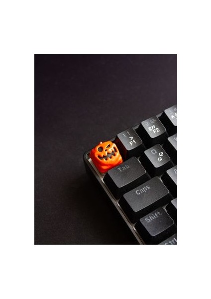 Pumpkin Mekanik Klavye Tuşu Artisan Keycap Gamer Aksesuar Buffed