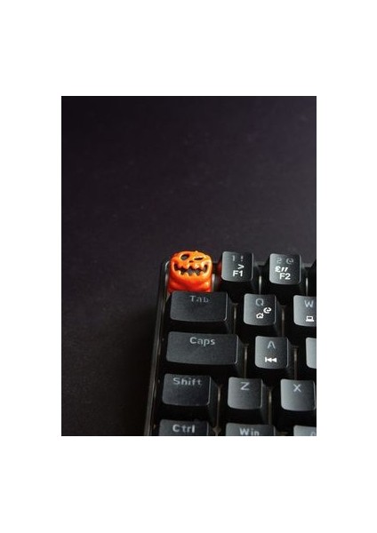 Pumpkin Mekanik Klavye Tuşu Artisan Keycap Gamer Aksesuar Buffed fiyatları