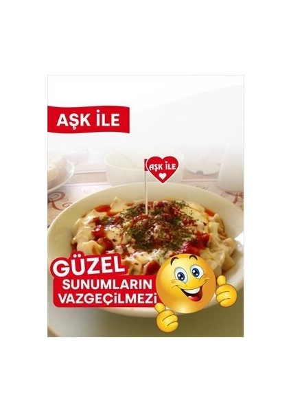 10 Cm, 100 Adet - Aşk ile Bayrak Kürdan fiyatları
