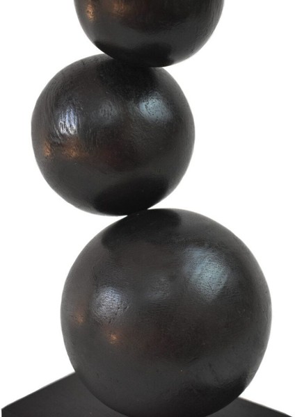 Tekno Trust Siyah Ahşap Zen Denge Topları Biblo - Büyük Boy modelleri