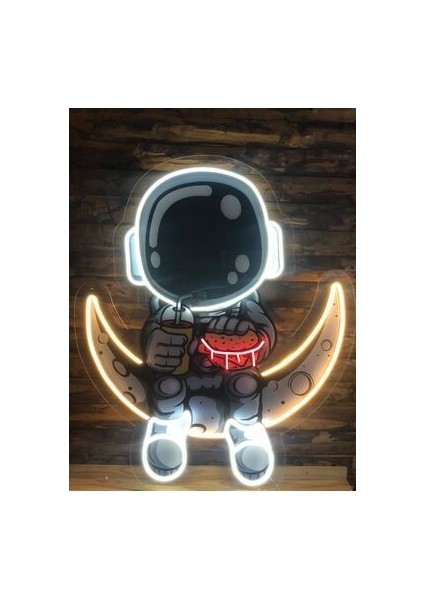 Astranot Hamburger Neon LED Tabela