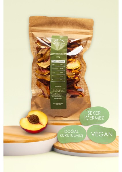 Nektarin Kurusu 50G - Doğal Kurutulmuş %100 Vegan Nektarin Kurusu