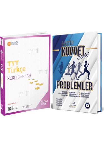 TYT Türkçe ve Aktif Ögrenme Problemler Soru Bankası 2 Kitap Set