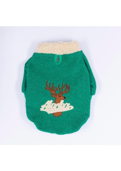 Yeşil Alaska Esnek, Küçük Irk Triko Köpek Trikosu modelleri