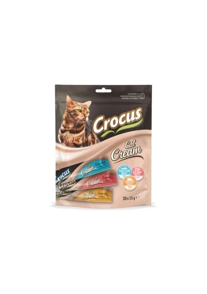 Çoklu Tavuklu & Ton Balıklı & Somonlu Krema Kedi Ödülü 30x15gr 141036