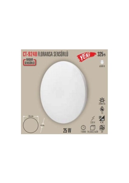 CT-9248 Floransa Sensörlü